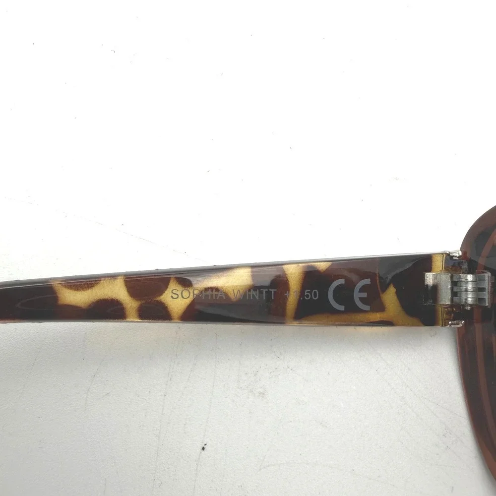 MeyeWear Sophia Wintt Reading Glasses Women +1.50 Brown Tortoiseshell 55-19-138